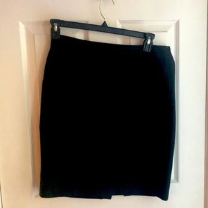 J. Crew Black Pencil Skirt, Size 8